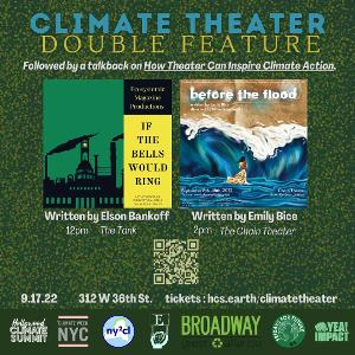 Two New Plays Kick Off Climate Week NYC  Image