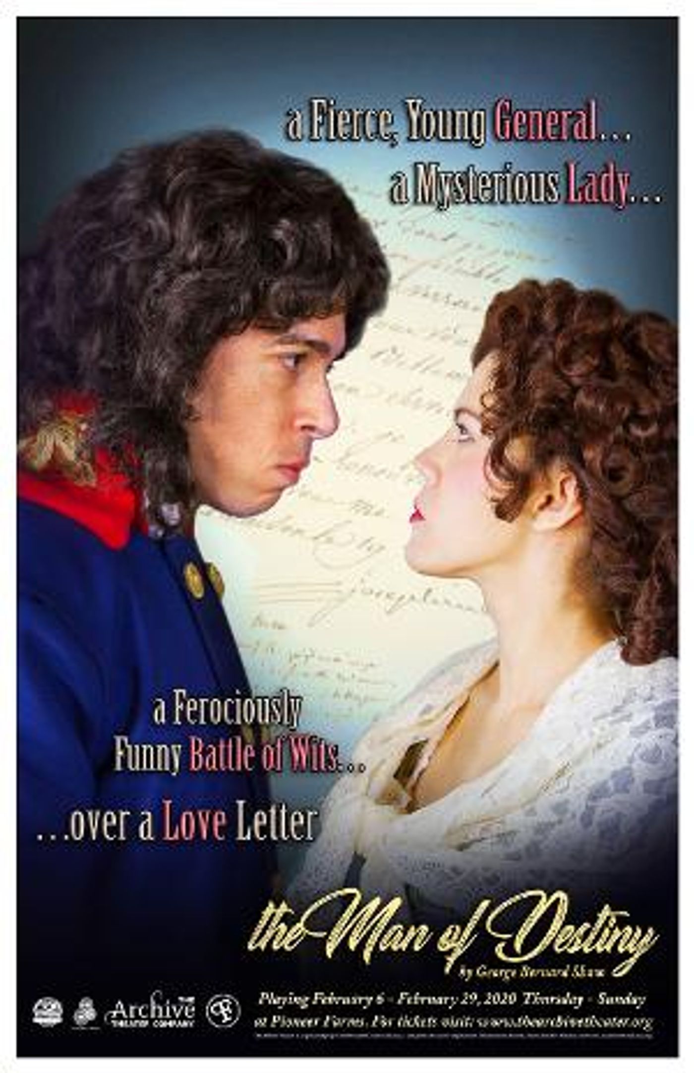 The Archive Theater Presents THE MAN OF DESTINY  Image