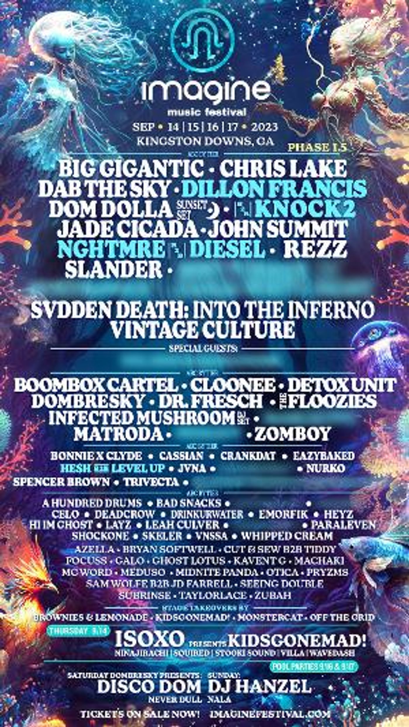 Imagine Music Festival Sets Phase 1.5 Lineup Featuring Regional And Local Artist Additions  Image