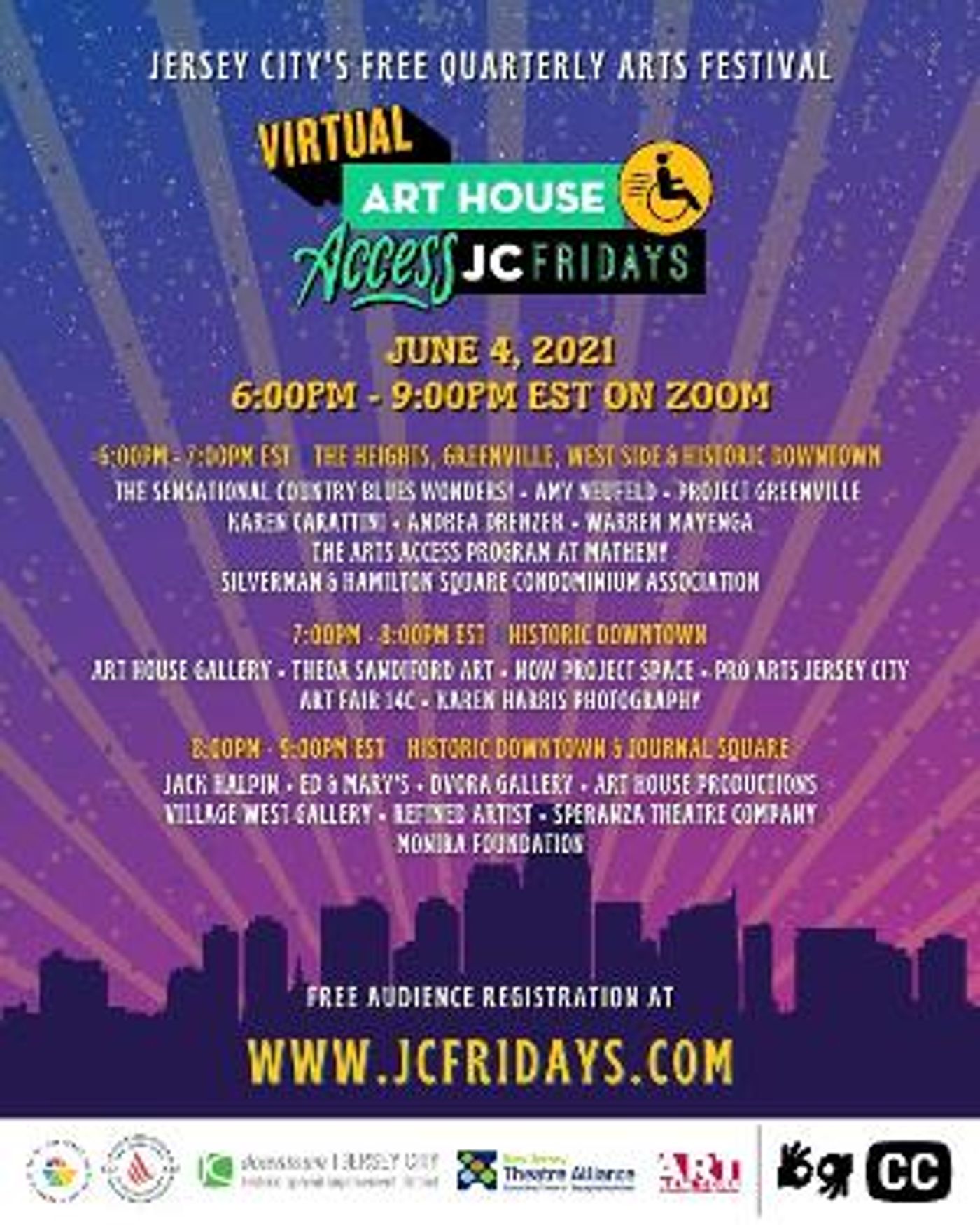 Art House Productions Celebrates Artists With Disabilities With 'Virtual Access JC Fridays'  Image