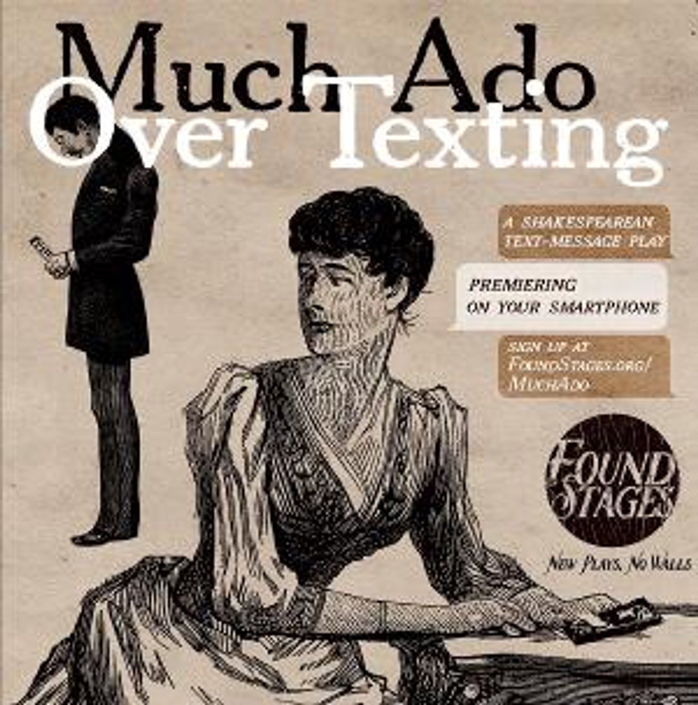 Found Stages to Present Text-Message Shakespearean Play - MUCH ADO OVER TEXTING  Image
