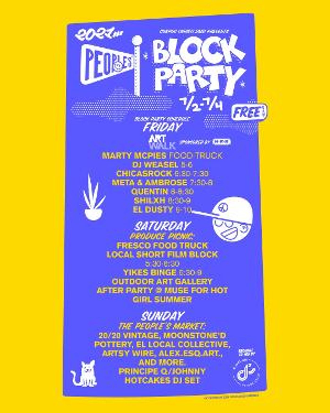 Peoples St. Block Party Weekend Reignites Creativity in Downtown Corpus Christi This July  Image