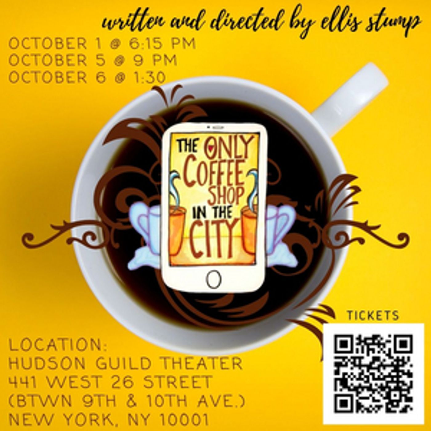 THE ONLY COFFEE SHOP IN THE CITY to Debut At The Hudson Guild Theater  Image