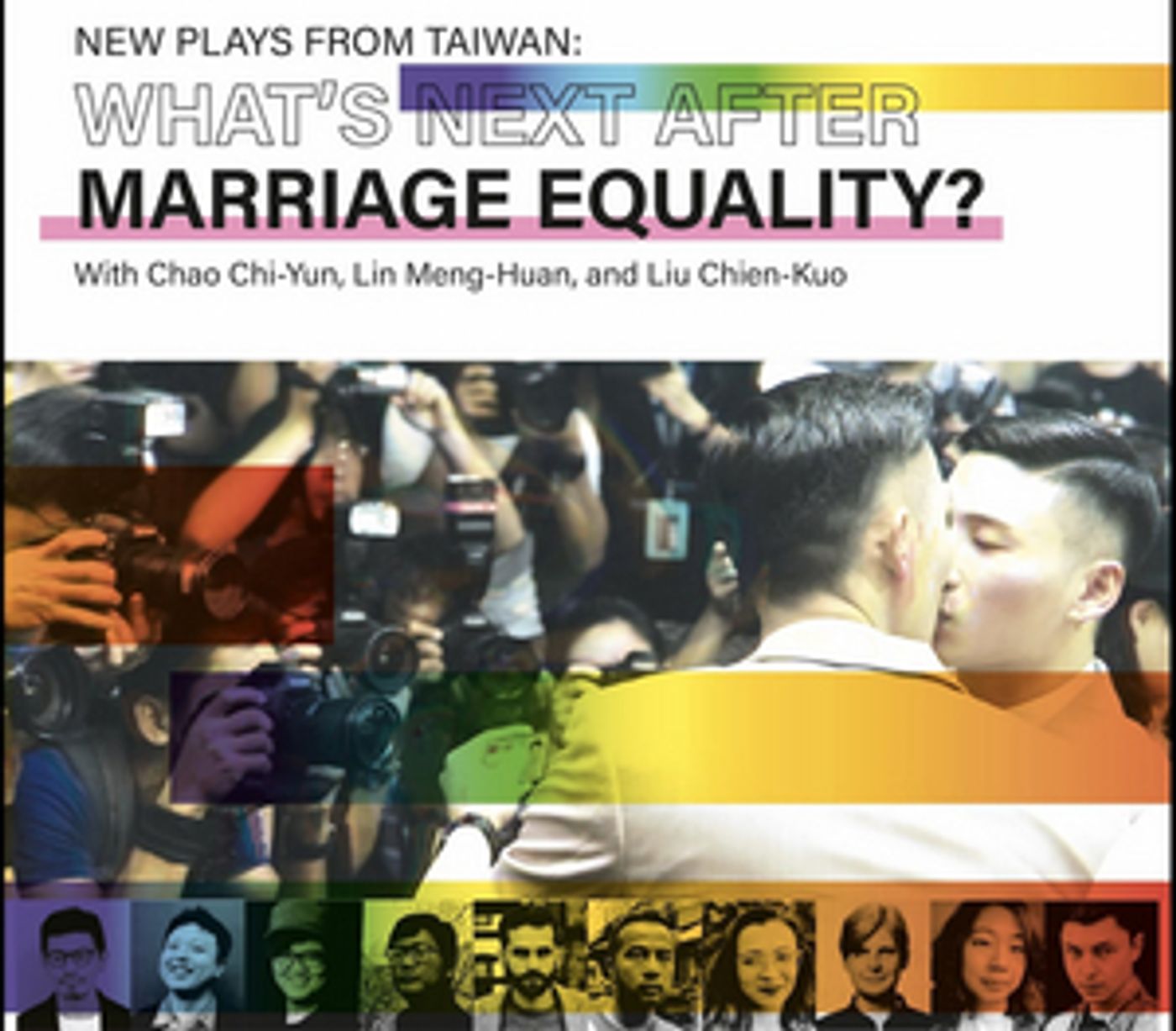 WHAT'S NEXT AFTER MARRIAGE EQUALITY New Plays from Taiwan Presented 11/14  Image