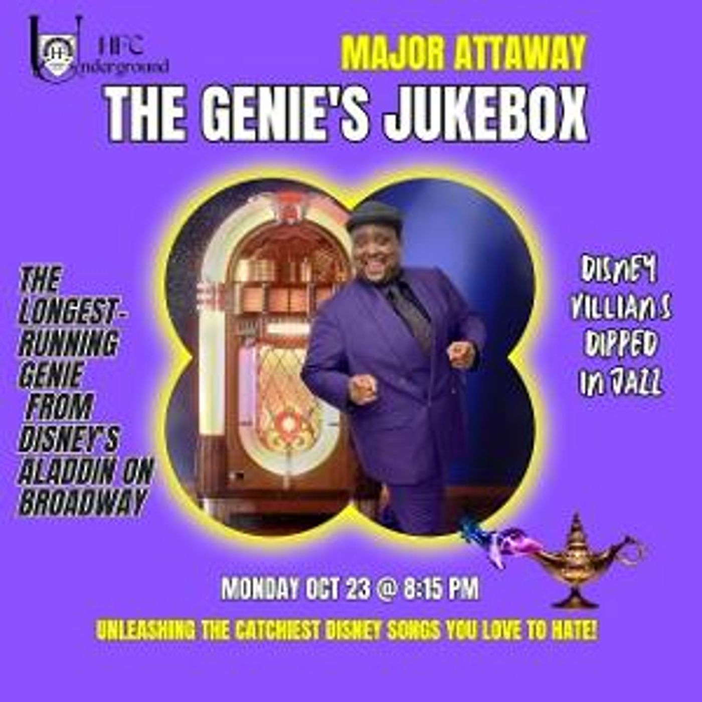 HFC Underground At The Hunt & Fish Club To Present Major Attaway in THE GENIE'S JUKEBOX  Image