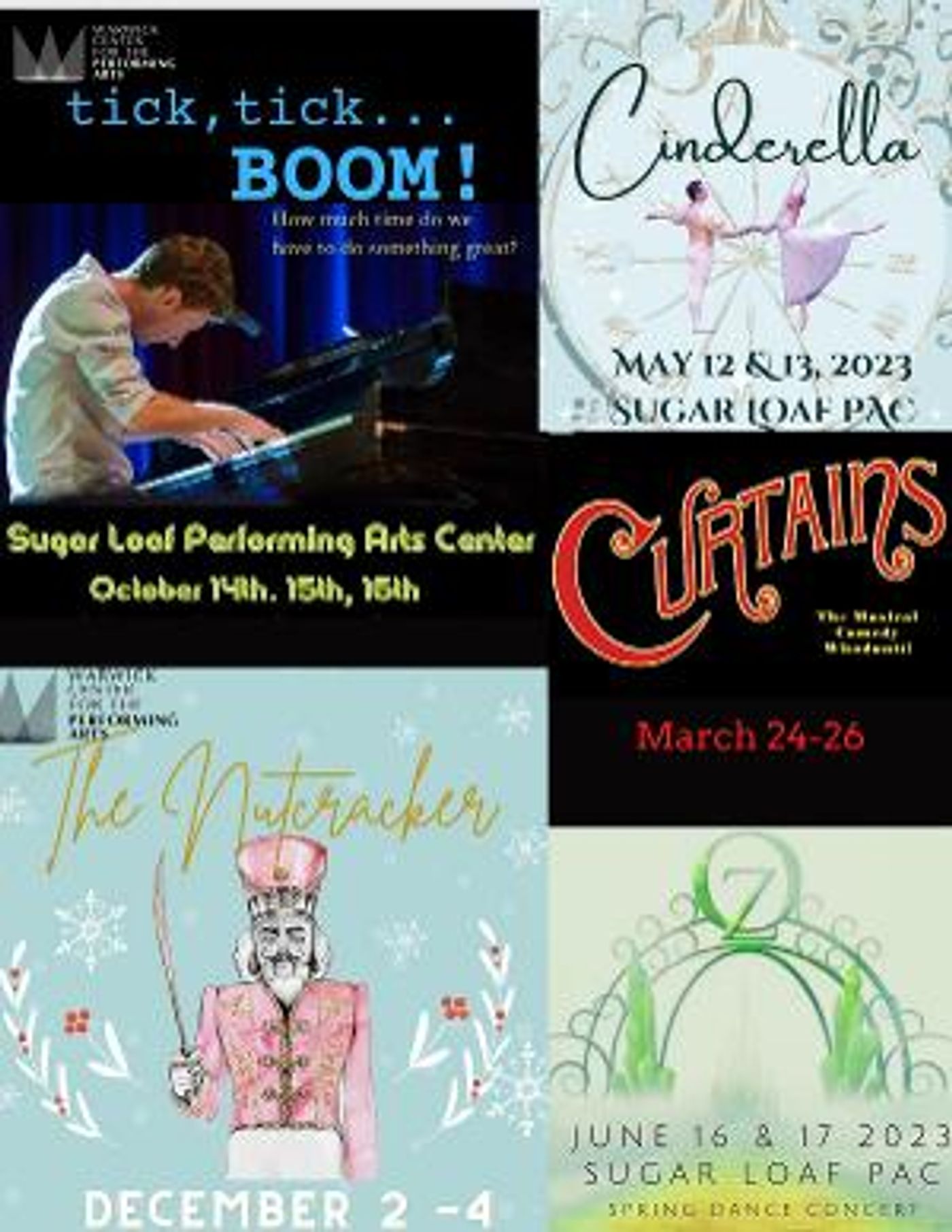 TICK, TICK...BOOM!, CINDERELLA and More Announced for Warwick Center For The Performing Arts 2022/23 Season  Image