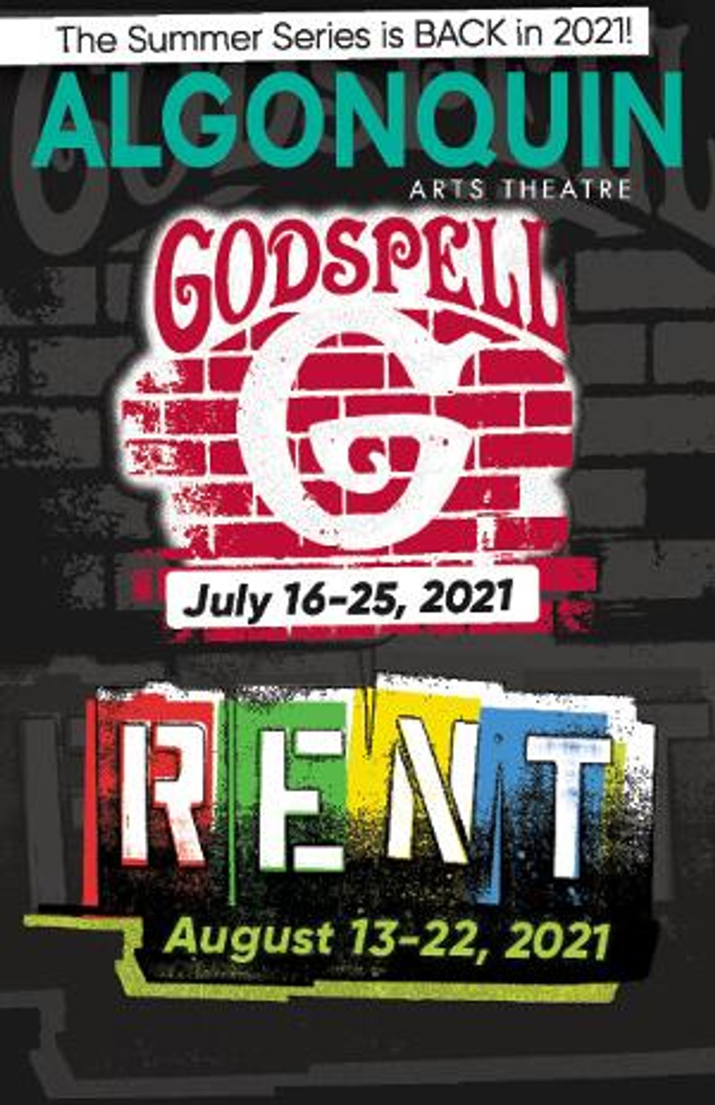 GODSPELL, RENT & More to Return To The Jersey Shore This Summer at Algonquin Arts Theatre  Image