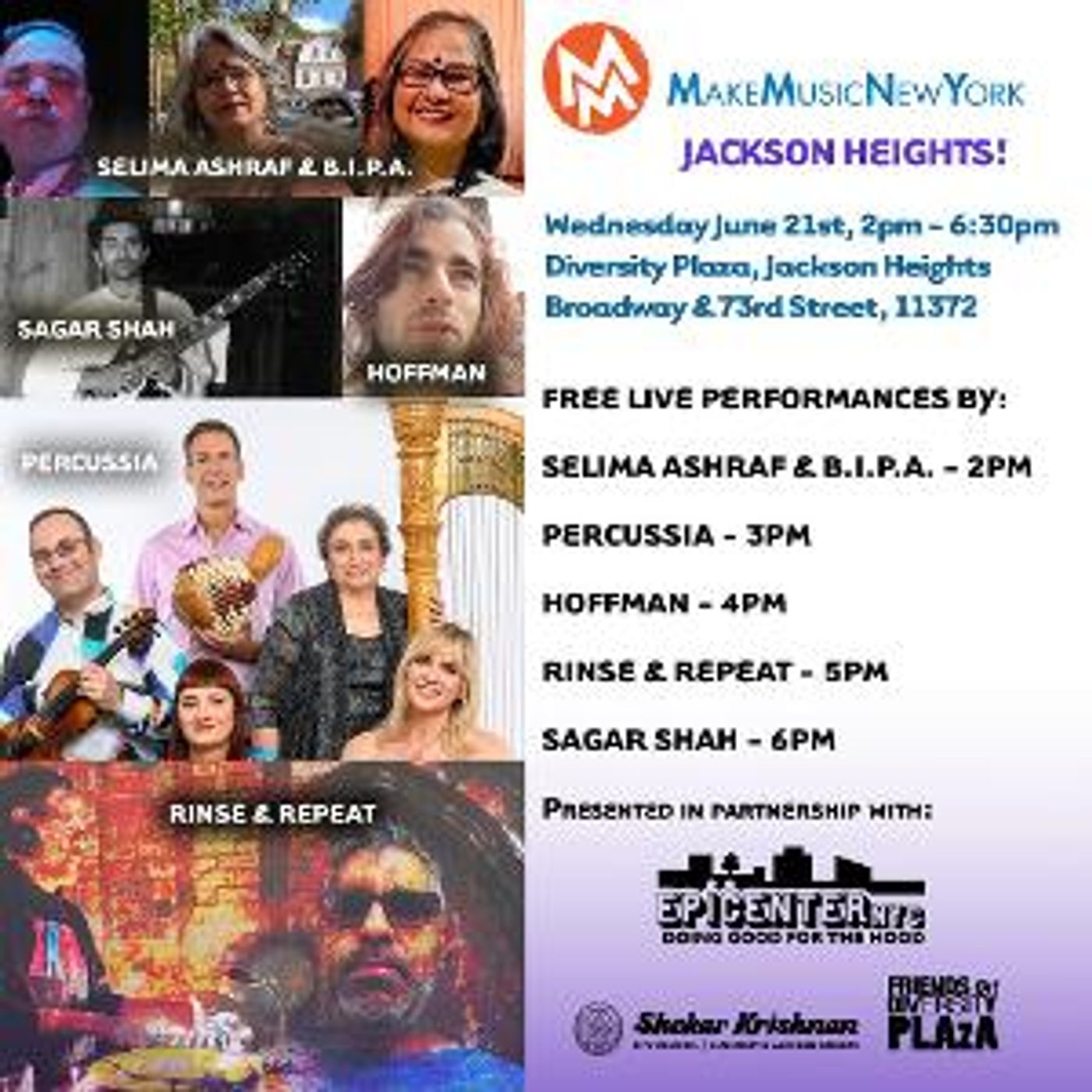 Percussia New Music Ensemble Presents Shopping Cart Percussion At Diversity Plaza, June 21  Image