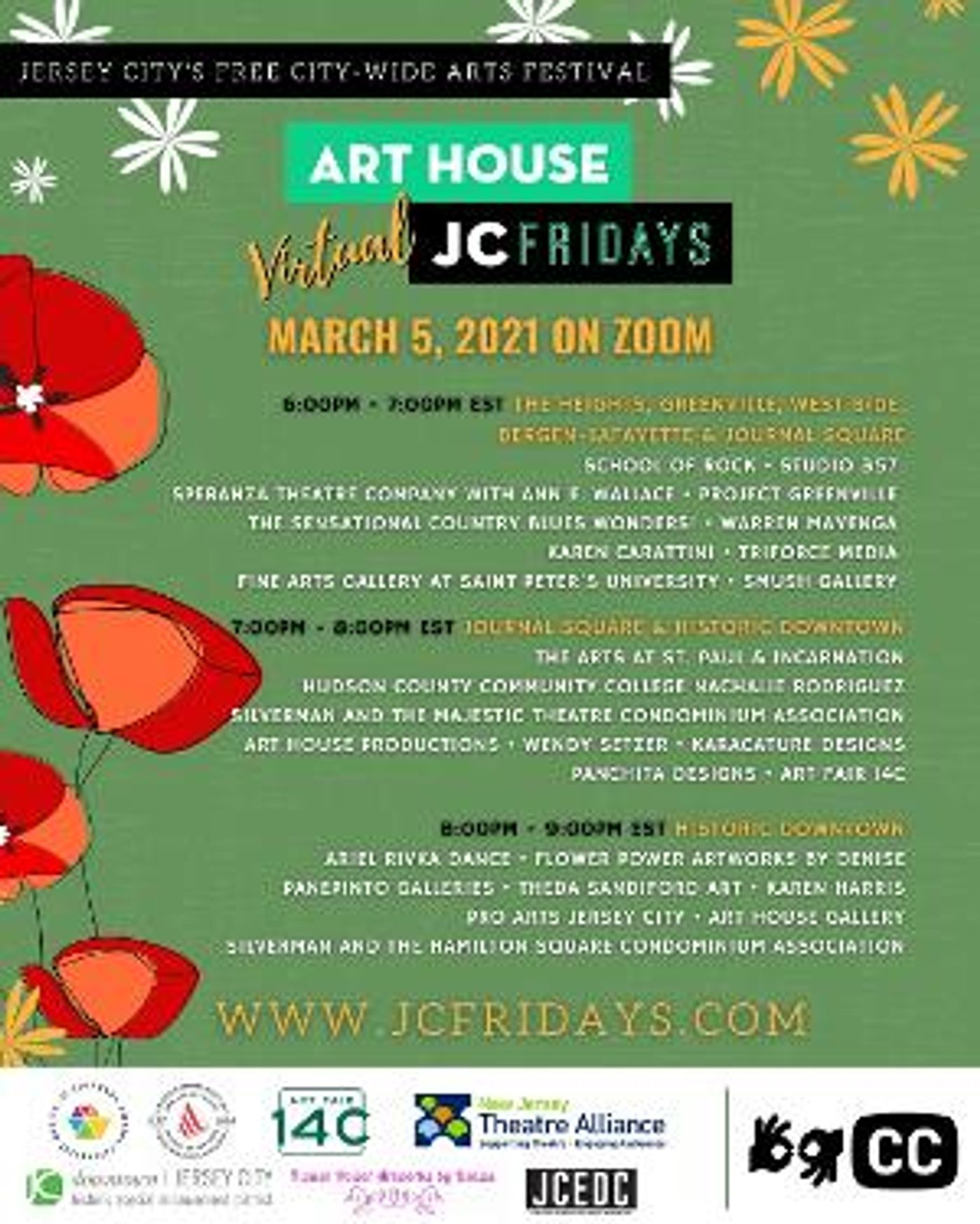 Art House Productions Announces Lineup For VIRTUAL JC FRIDAYS On March 5  Image