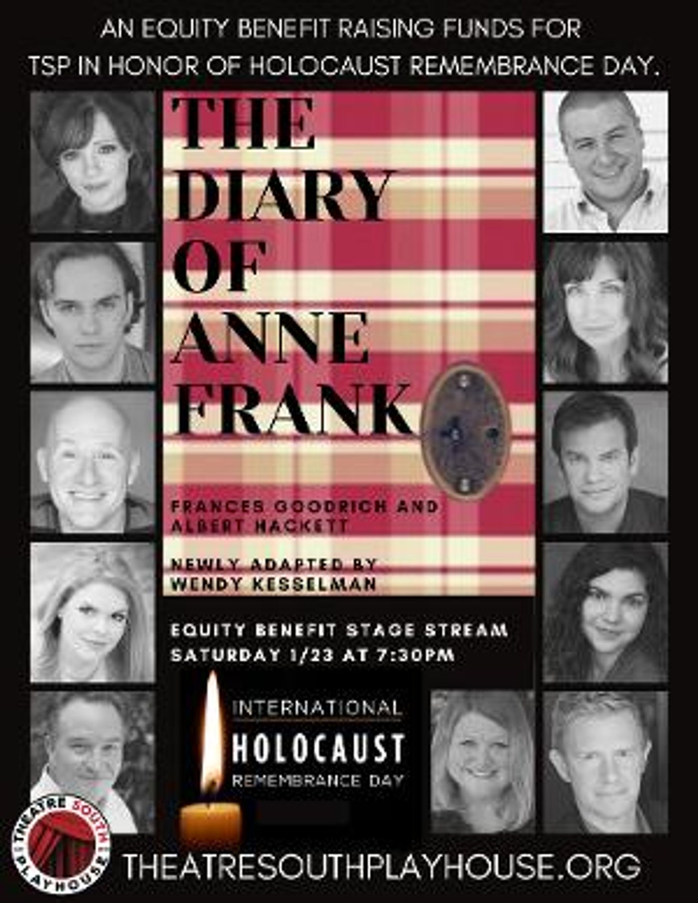 THE DIARY OF ANNE FRANK Returns To Theatre South Playhouse For One Night Only  Image