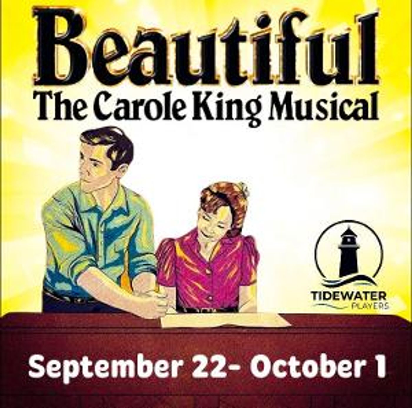 Tidewater Players Presents The Tony And Grammy Award Winning BEAUTIFUL- THE CAROLE KING MUSICAL  Image