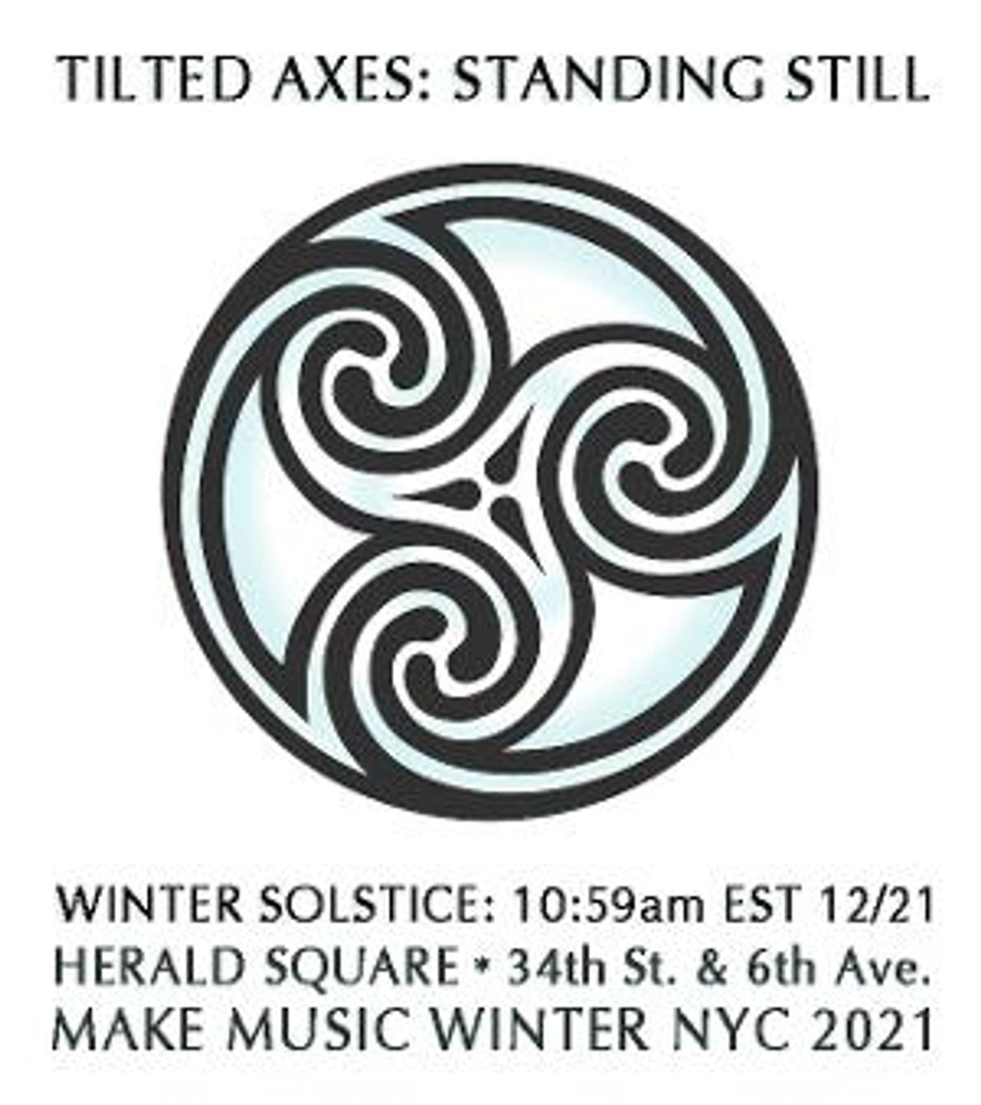 Tilted Axes Performs In Herald Square For The Winter Solstice  Image