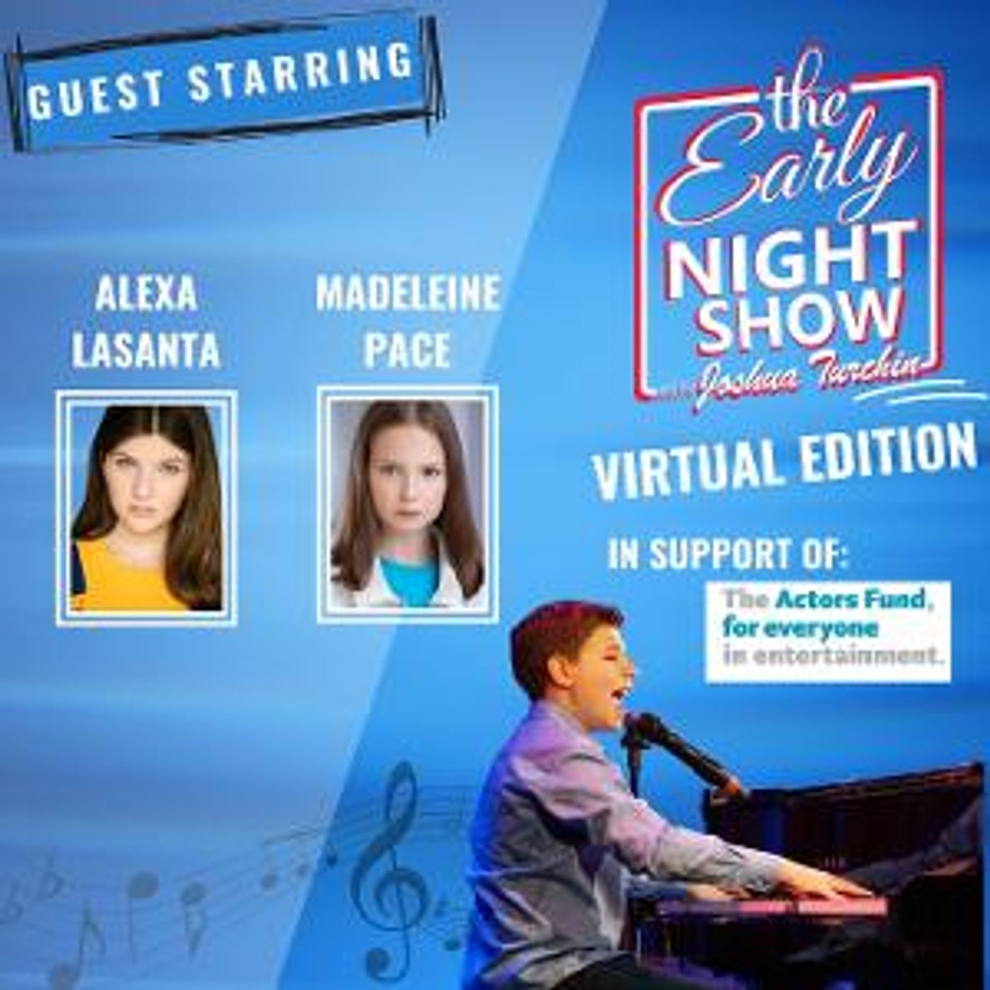VIDEO: Joshua Turchin's The Early Night Show – Virtual Edition Podcast Releases A New Episode Starring Alexa Lasanta And Madeleine Pace   Image