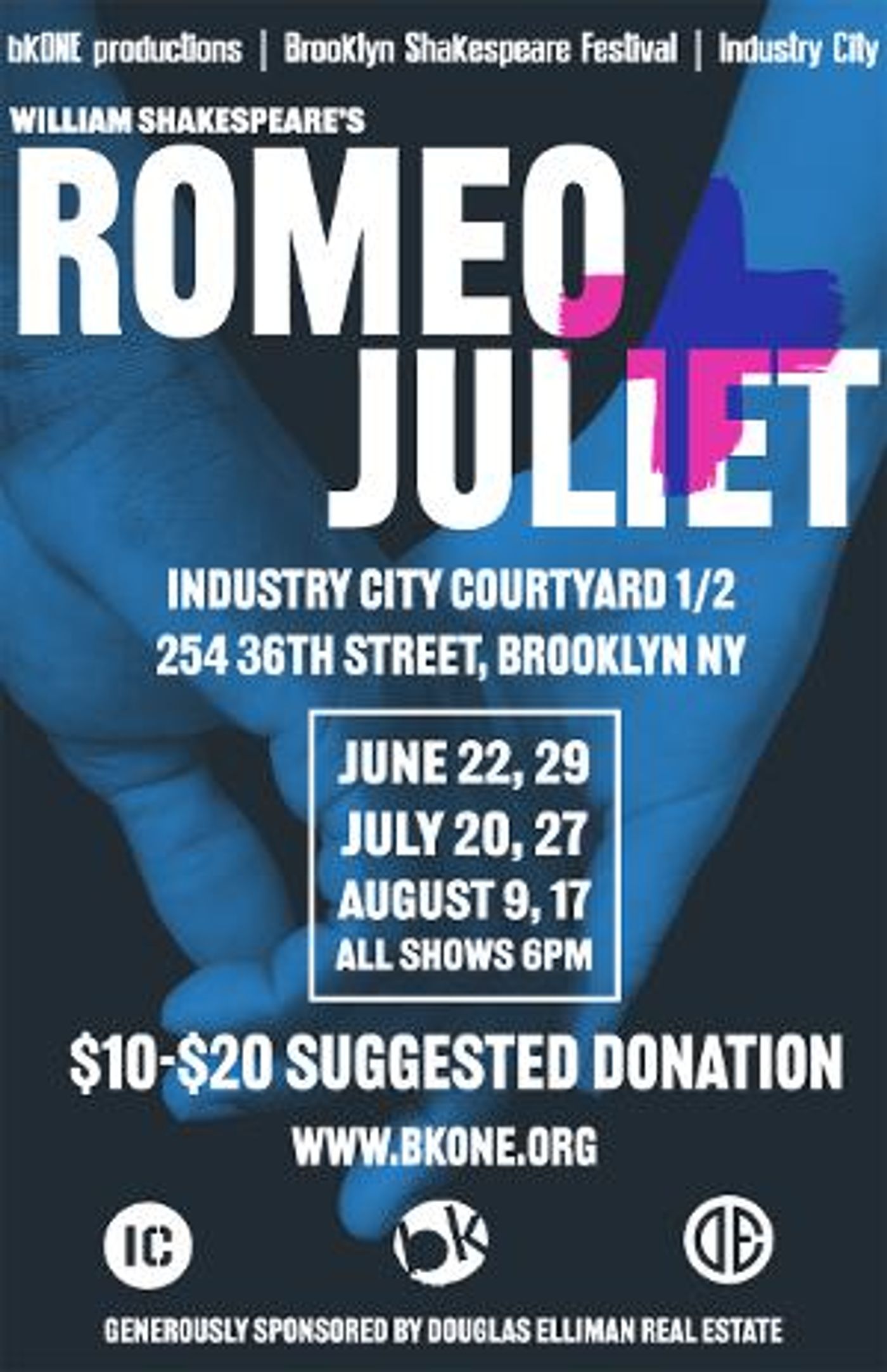 BkONE Productions to Bring ROMEO + JULIET To Industry City, Brooklyn  Image
