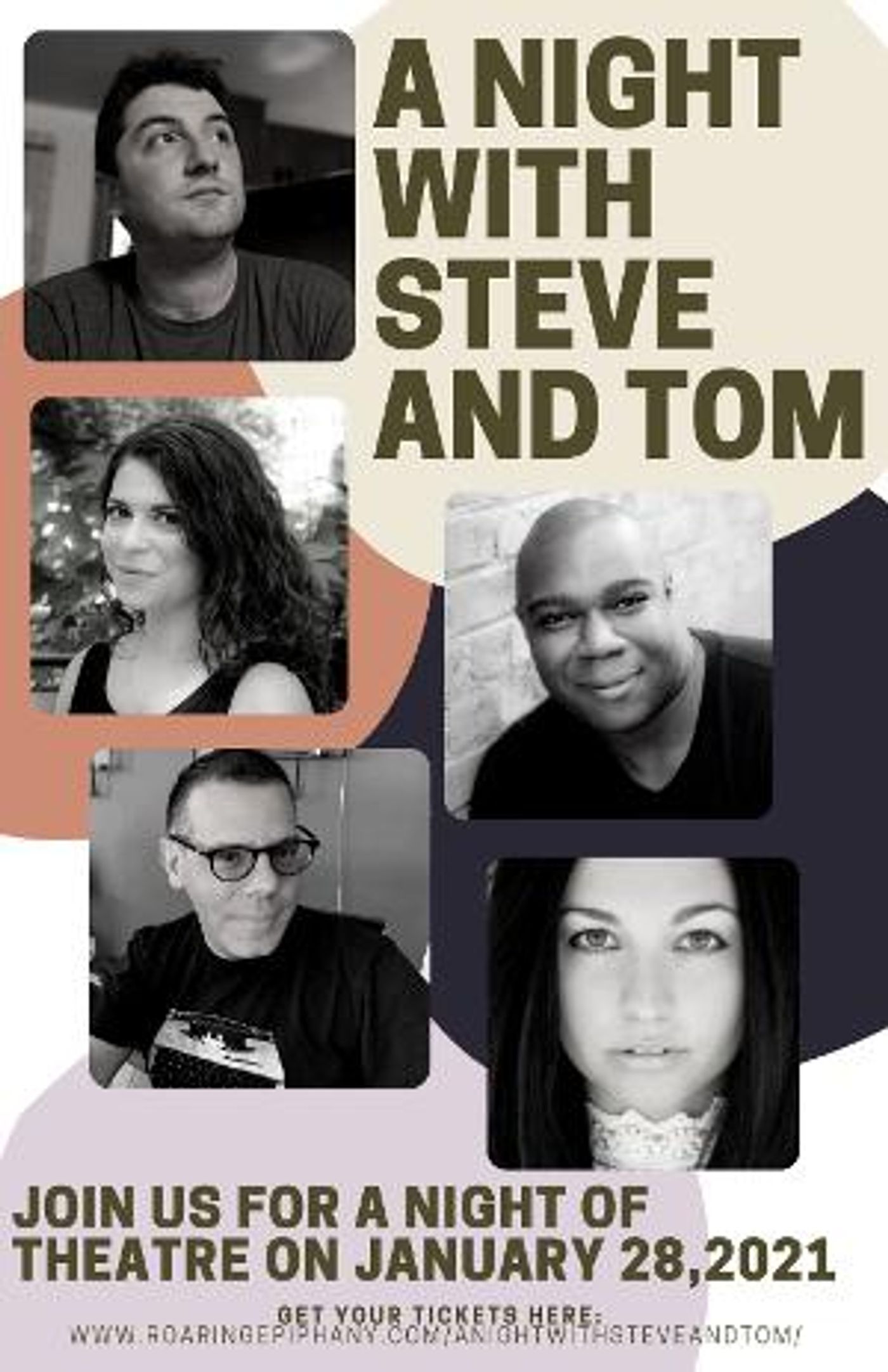 Roaring Epiphany Production Company Presents A NIGHT WITH STEVE AND TOM  Image
