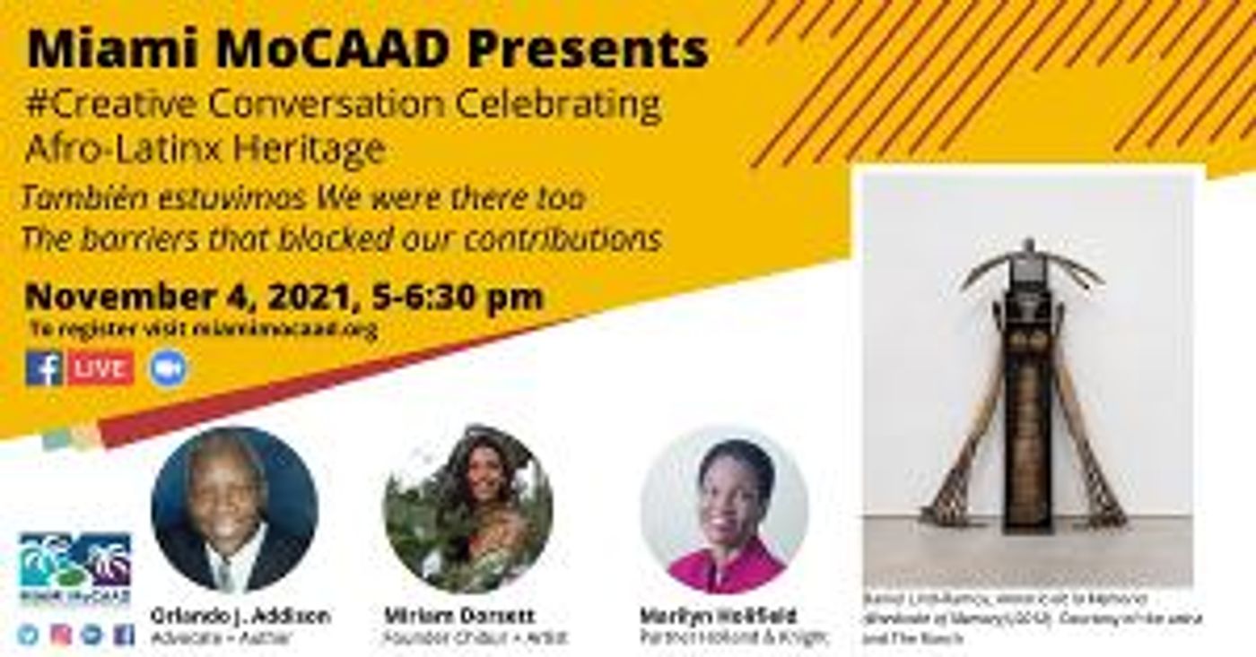 Miami MoCAAD Announces Upcoming Creative Conversation Series  Image