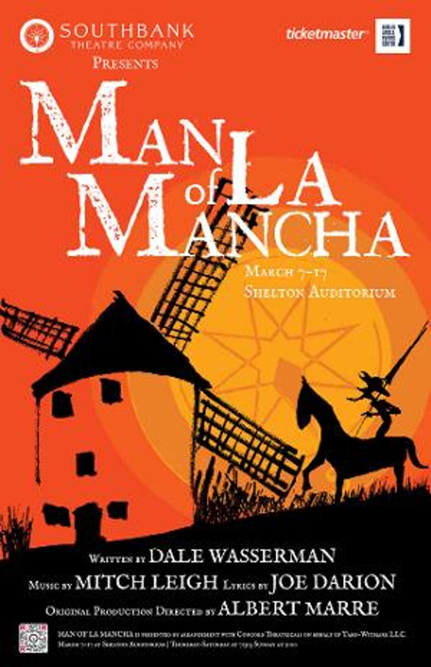 MAN OF LA MANCHA To Be Presented By Southbank Theatre Company in March  Image