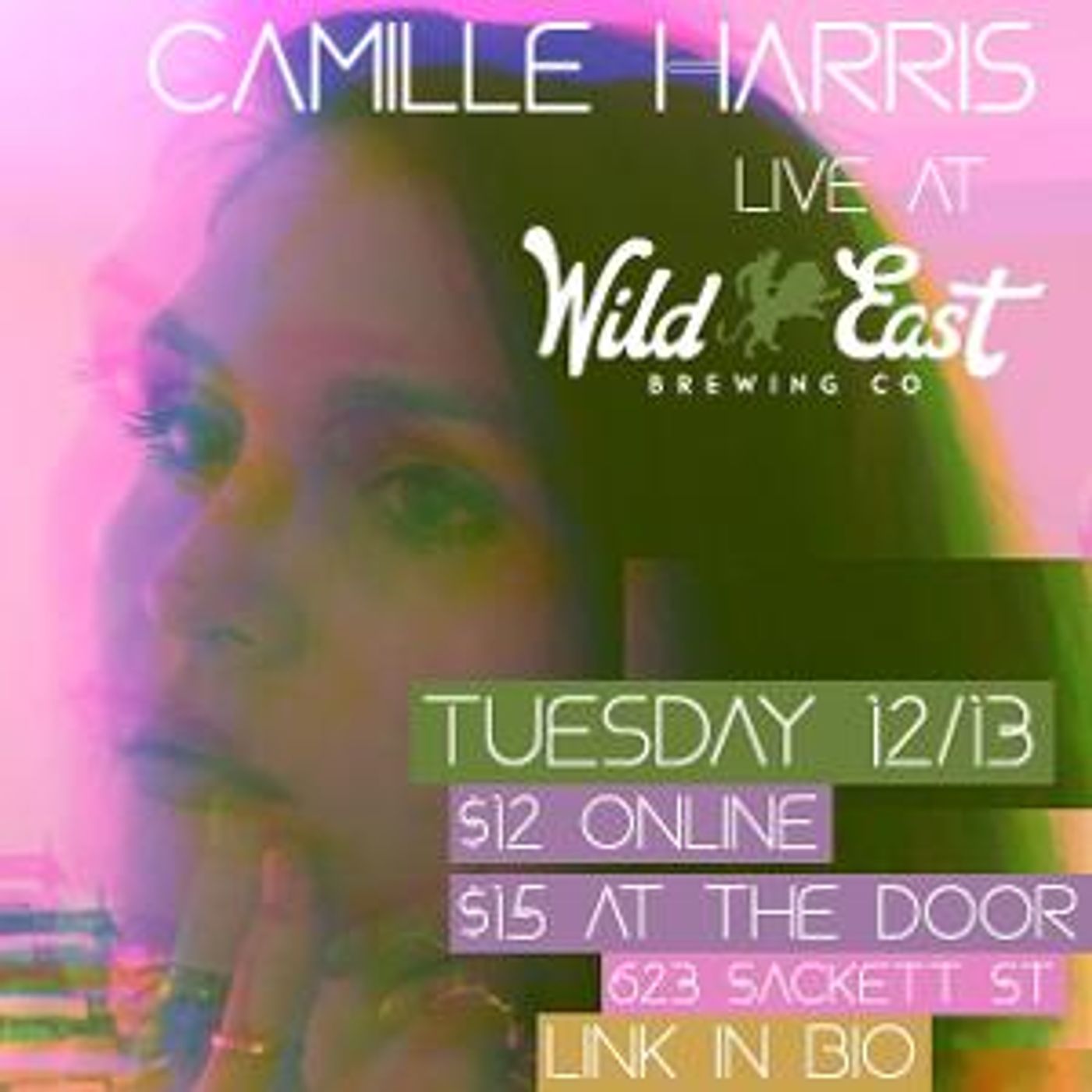 Camille Harris to Perform at Wild East Brewing Co. in December  Image