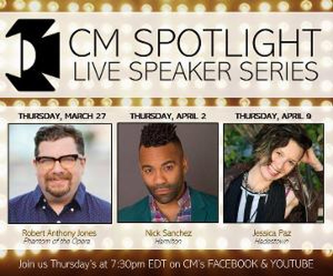CM Performing Arts Center To Host Live Speaker Spotlight Series  Image