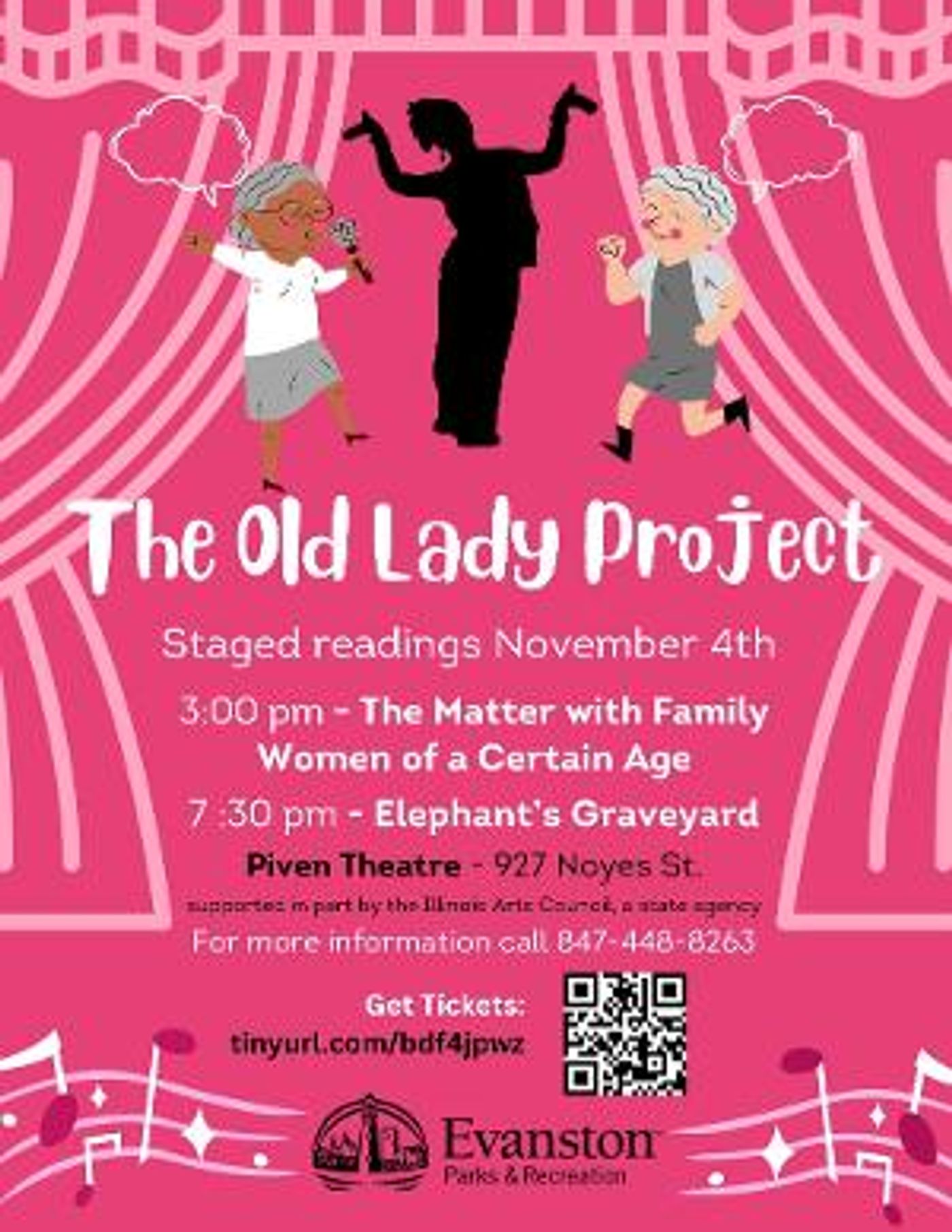 The Old Lady Project Presents Readings At Piven Theatre, Saturday, November 4  Image