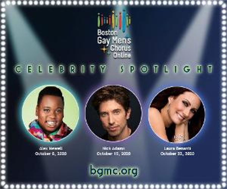 Boston Gay Men's Chorus Presents CELEBRITY SPOTLIGHT Series Featuring Laura Benanti, Nick Adams and Alex Newell Image