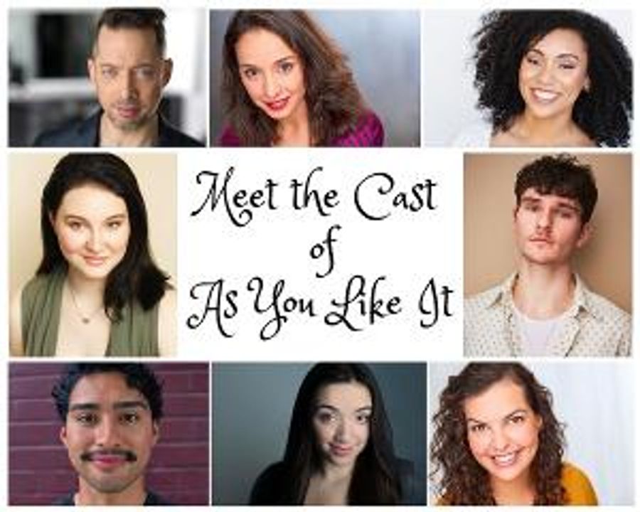 Cast Set for Times Fool Company's AS YOU LIKE IT Image