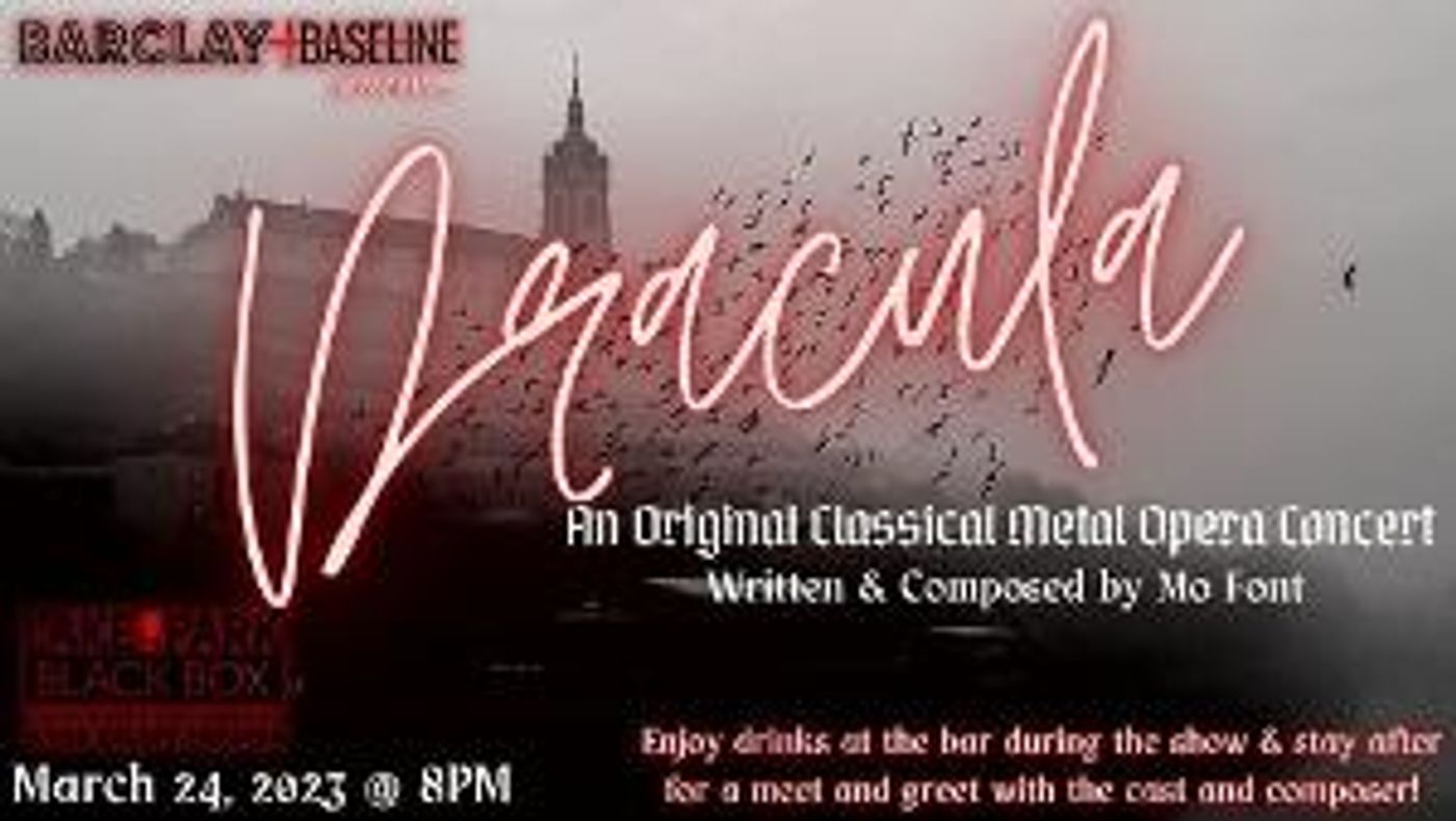 World Premiere Musical DRACULA To Haunt Kelsey Theater March 24  Image