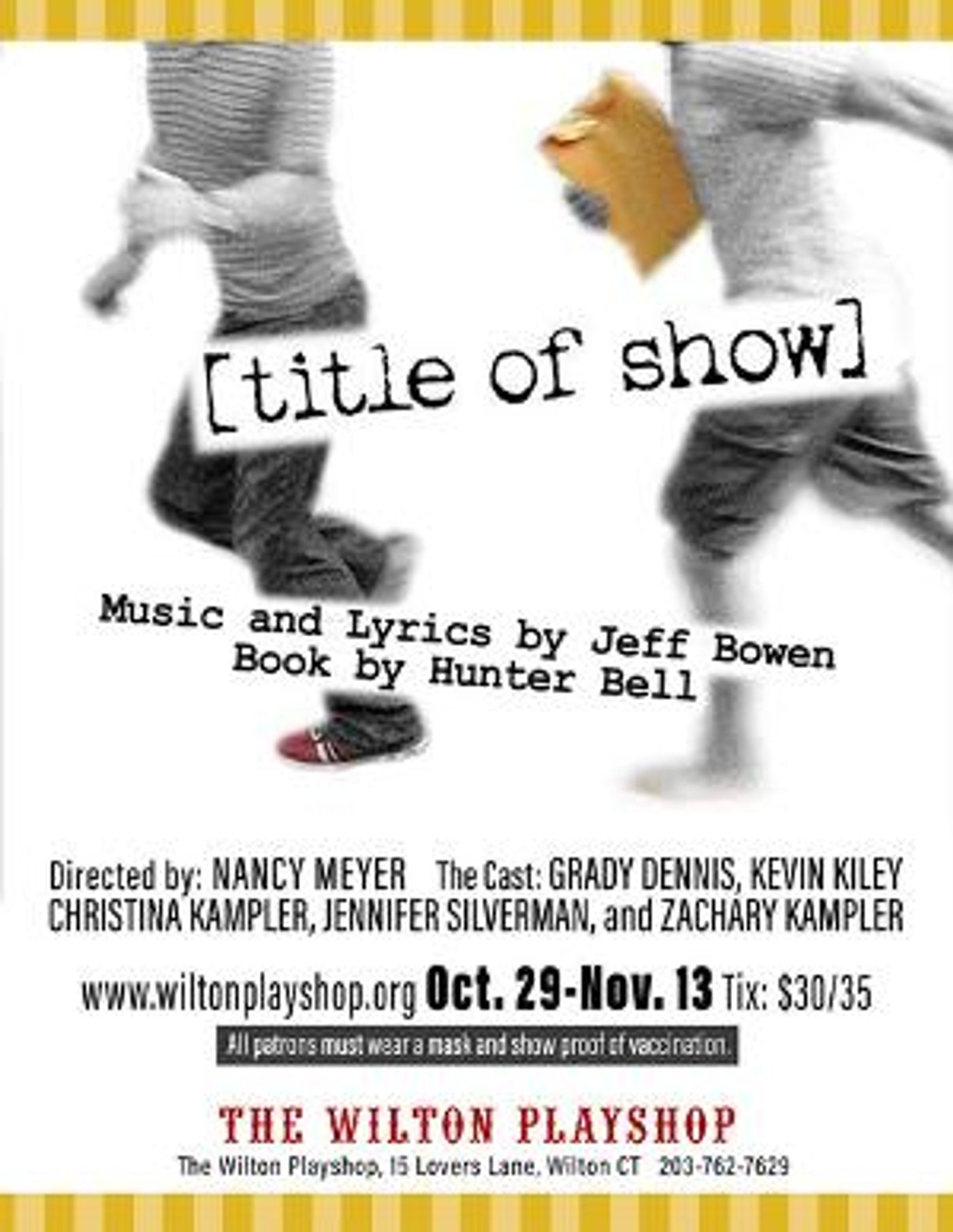 The Wilton Playshop Is Back With [TITLE OF SHOW]  Image