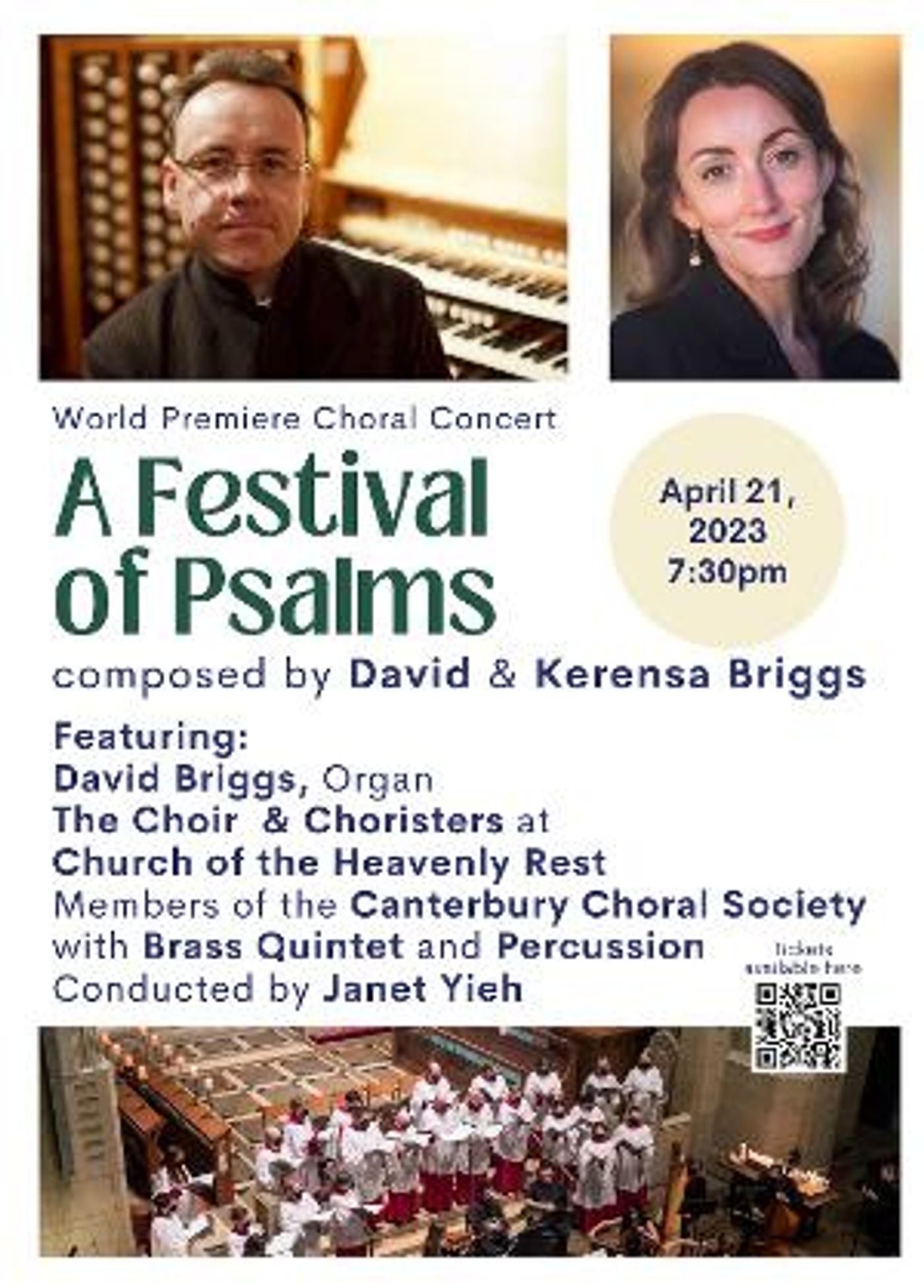 Father & Daughter Classical Composers Premiere New Choral Work  Image