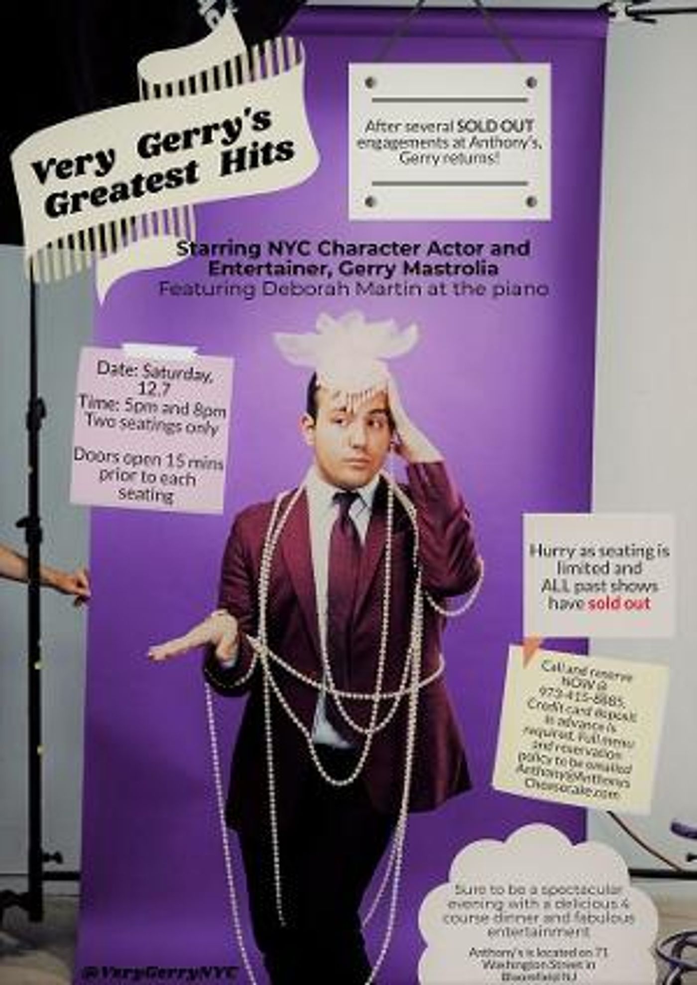 Very Gerry's Greatest Hits: Holi-GAY Edition Comes To Anthony's  Image