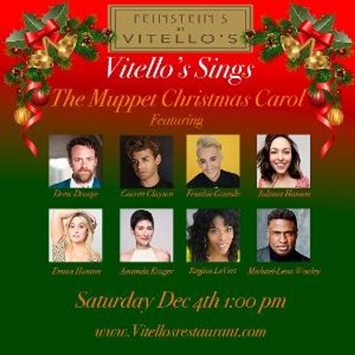 Vitello's Sings THE MUPPET CHRISTMAS CAROL This Holiday Season  Image
