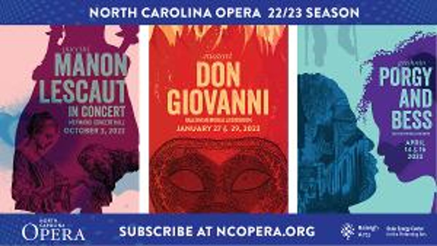 PORGY AND BESS, DON GIOVANNI & More Announced for North Carolina Opera 2022/2023 Season  Image