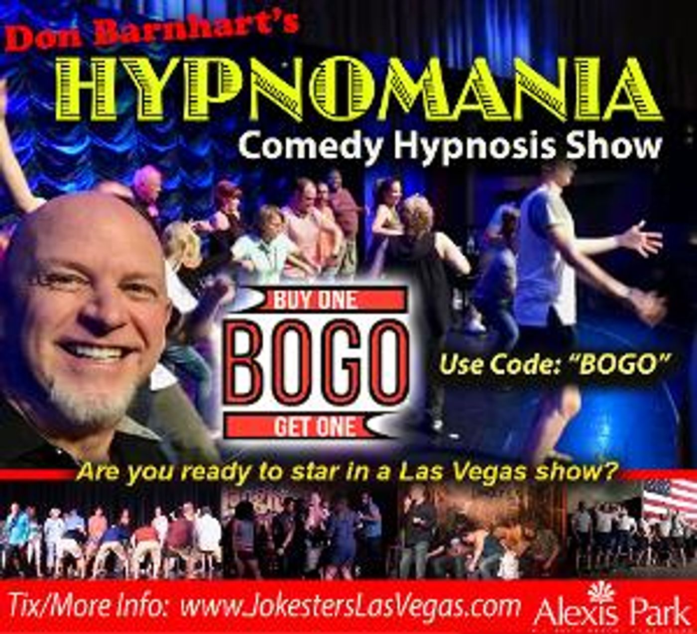 Don Barnhart's HYPNOMANIA Comedy Hypnosis Show Opens In Las Vegas  Image