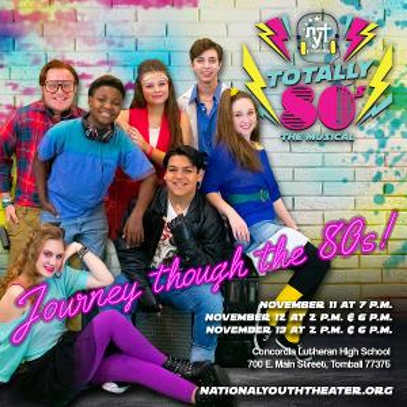 National Youth Theater to Present TOTALLY 80S, THE MUSICAL in November  Image