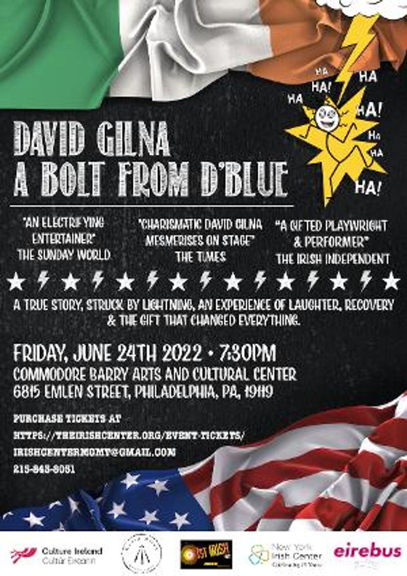 A BOLT FROM D'Blue By  David Gilna Comes to Philadelphia Image