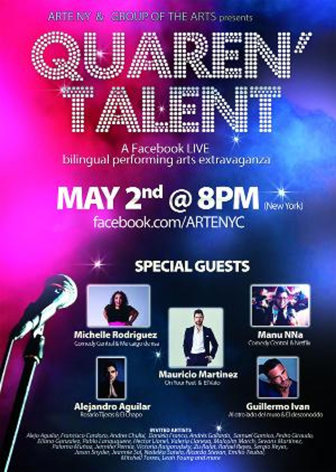 Group Of The Arts Presents QUARENTALENT  Image