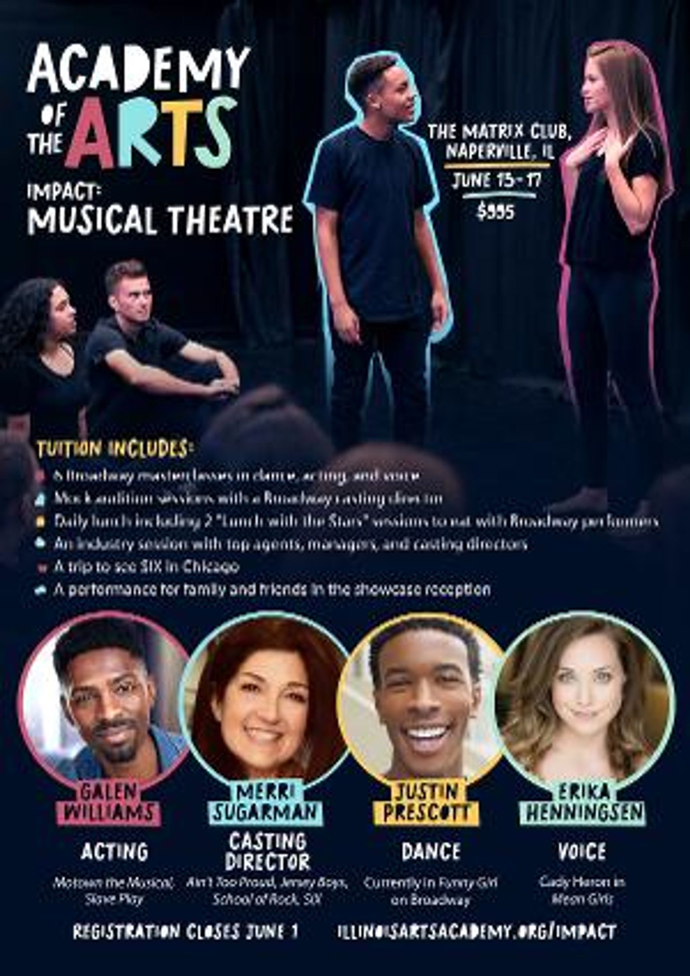 Early Bird Pricing Announced For Dance & Audition Masterclasses at the Academy of the Arts  Image