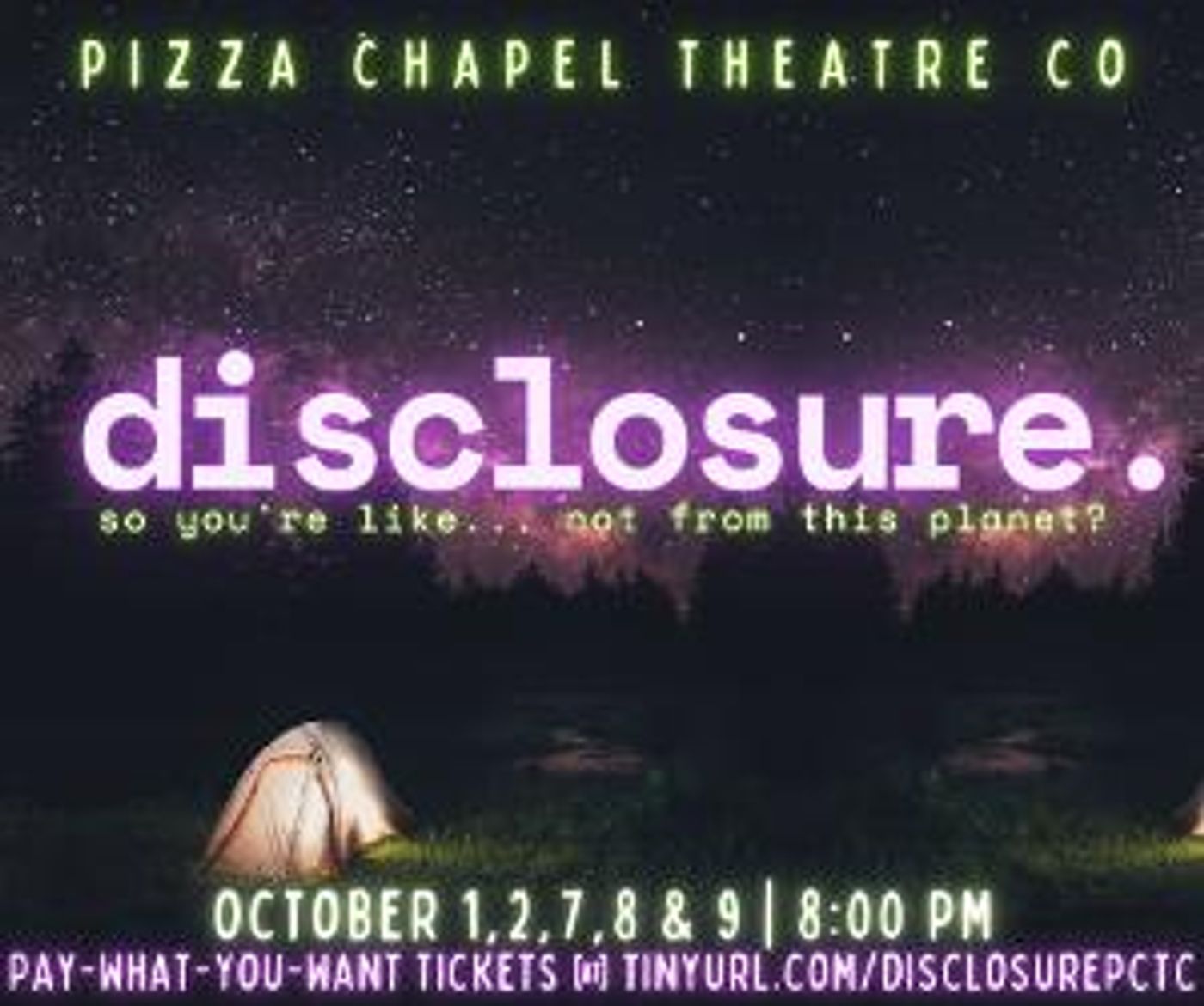 Start Spooky Season With Pizza Chapel Theatre's DISCLOSURE  Image