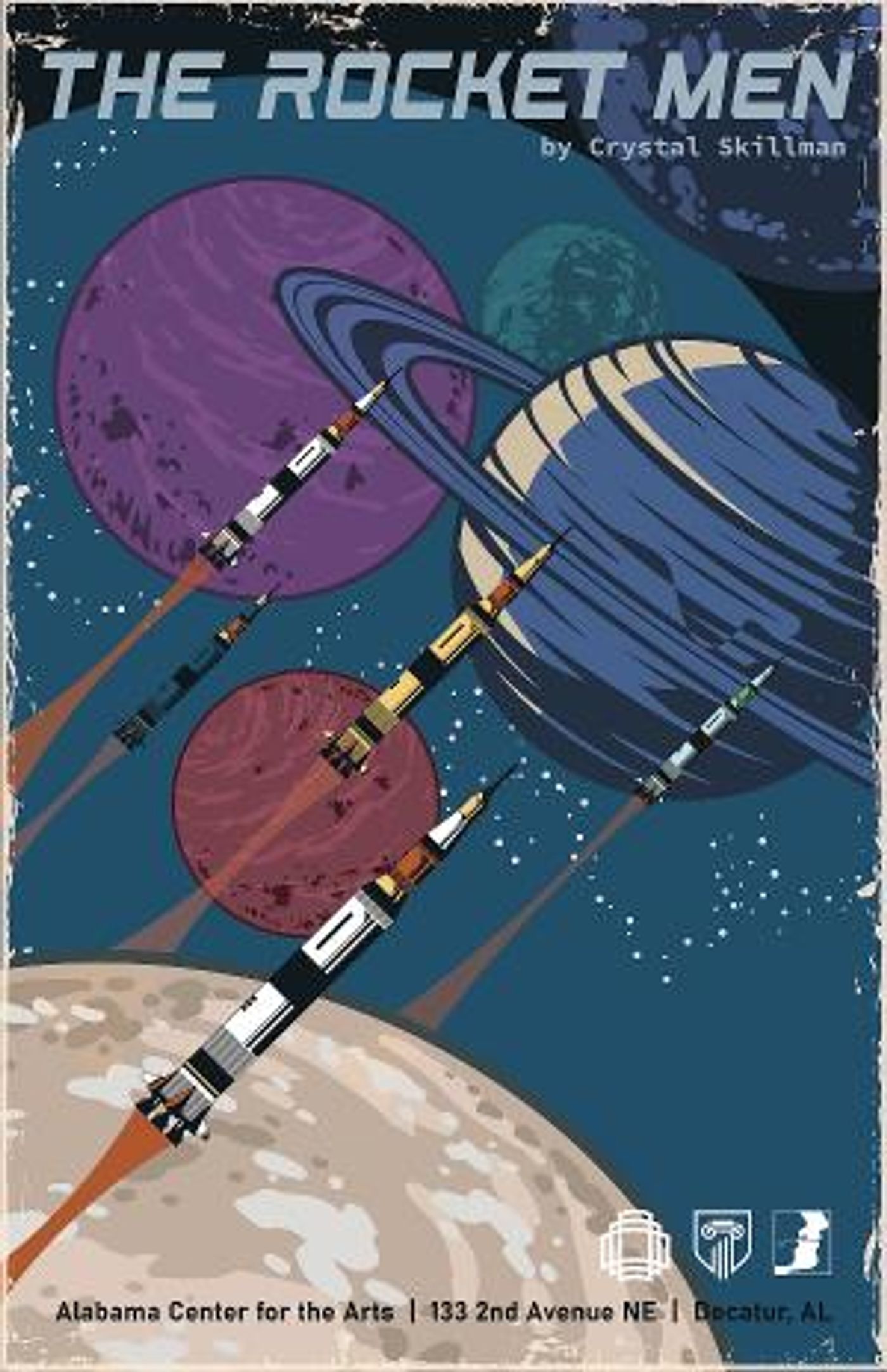 Crystal Skillman's THE ROCKET MEN to be Presented by The Athenian Players This Month  Image