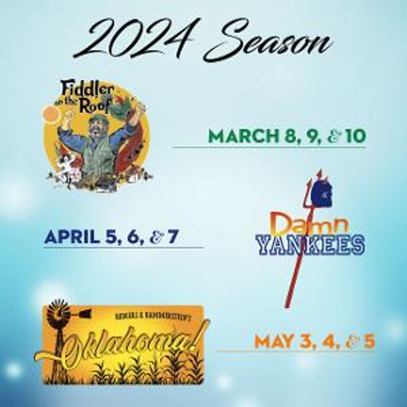 FIDDLER ON THE ROOF, OKLAHOMA! & More Set for Desert Theatricals 2023/2024 Season  Image