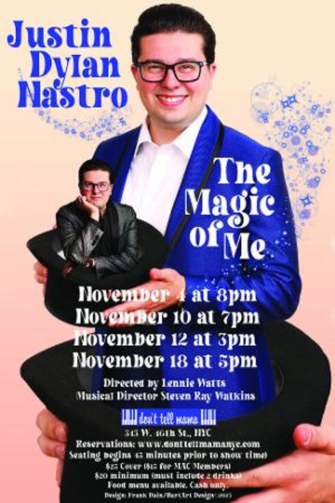 Justin Dylan Nastro Brings THE MAGIC OF ME to Don't Tell Mama  Image