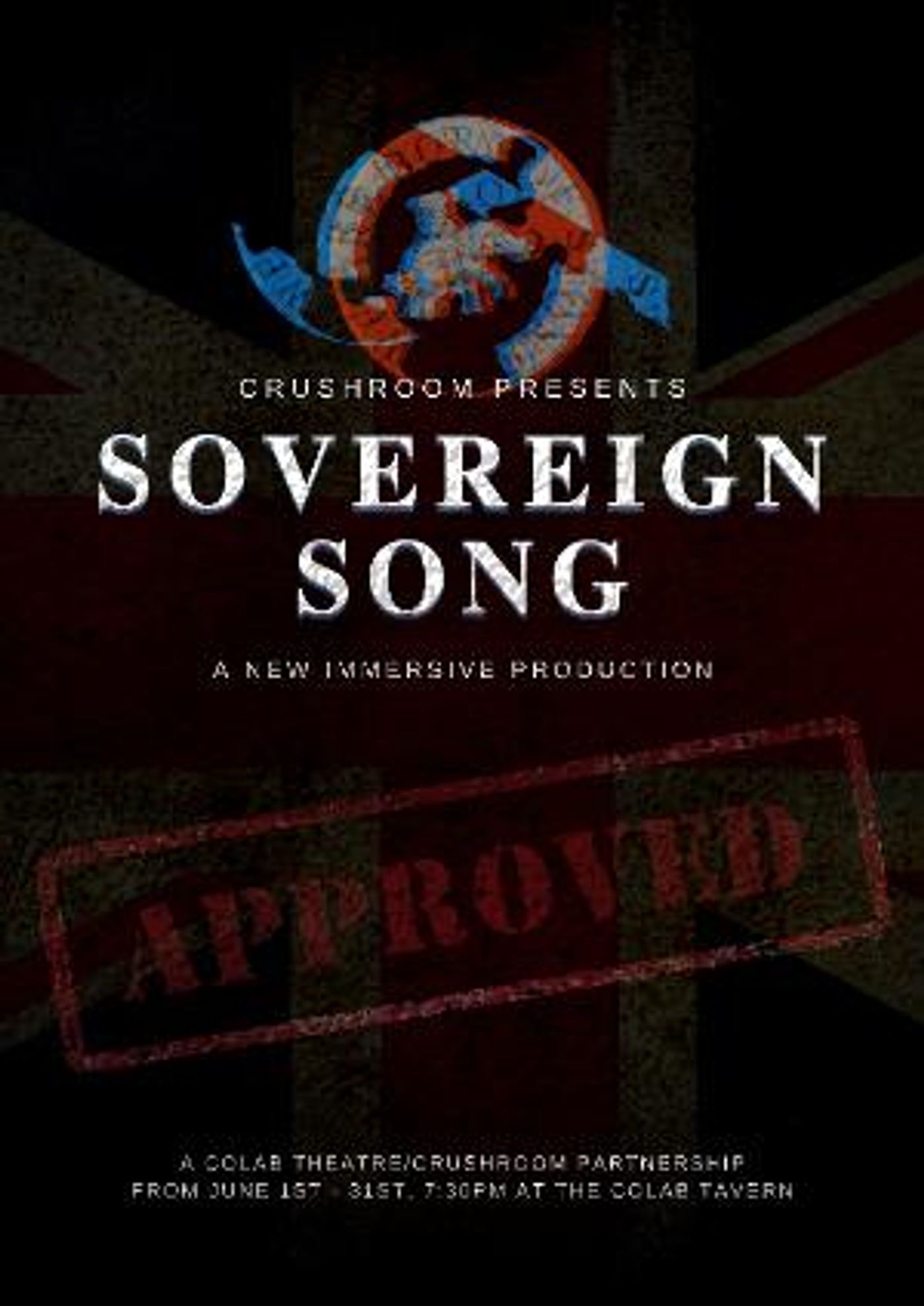CrushRoom Set To Debut SOVEREIGN SONG at COLAB Tavern  Image