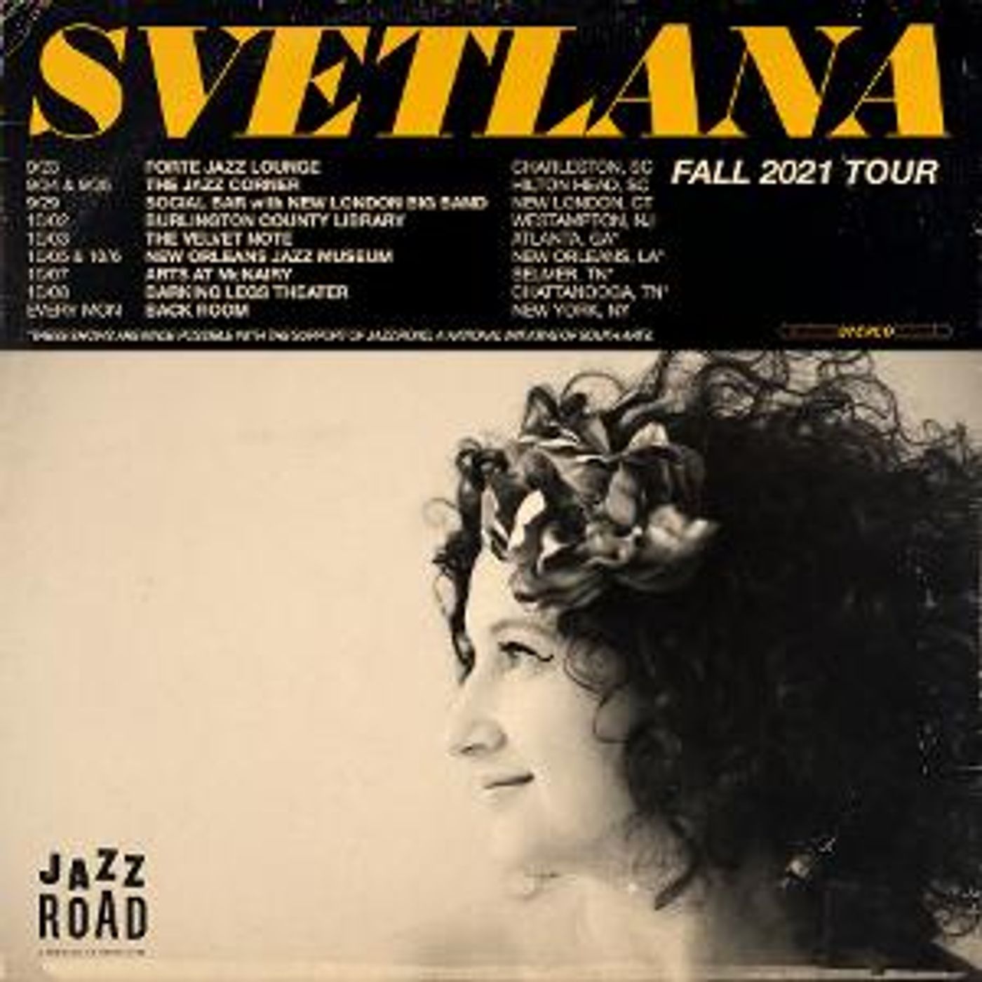 Svetlana And The New York Collective Continue Fall Southern Tour With Jazz Road Touring Grant  Image