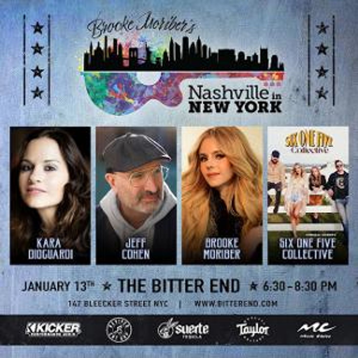 Brooke Moriber's NASHVILLE IN NEW YORK Set to Debut at The Bitter End in January  Image