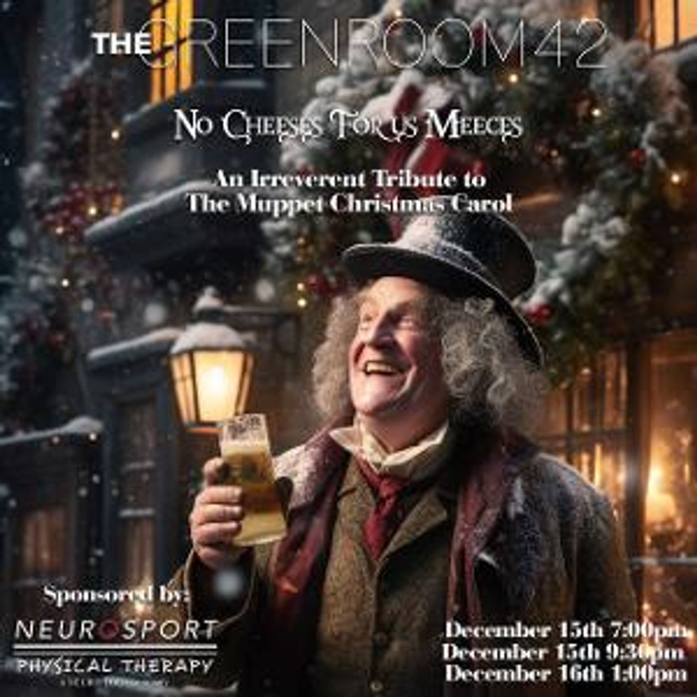 Full Cast Set For NO CHEESES FOR US MEECES: An Irreverent Tribute To THE MUPPET CHRISTMAS CAROL  Image