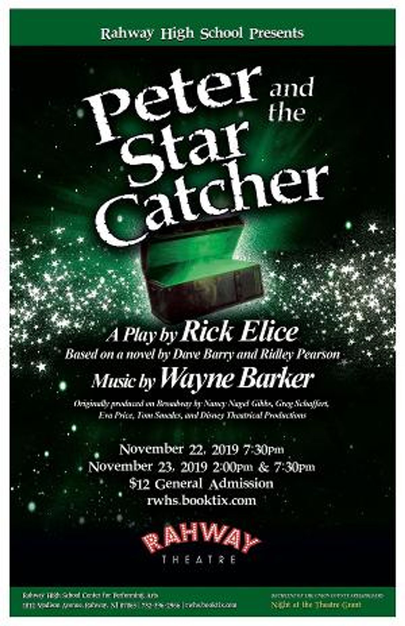 Rahway High School Presents PETER AND THE STARCATCHER  Image