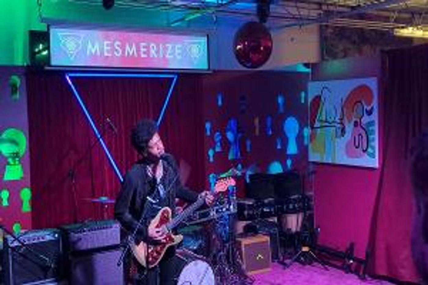 Austin's Zach Person Performs At Mesmerize X Almost Real Things Block Party  Image