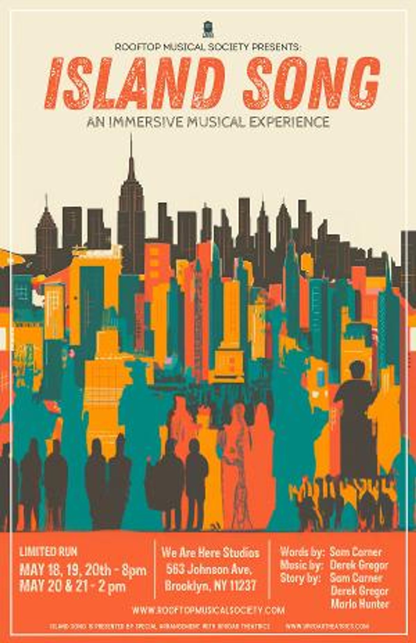 Rooftop Musical Society Presents ISLAND SONG: An Immersive Musical Experience  Image