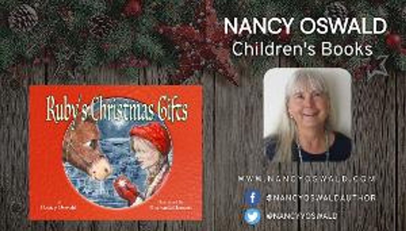 Nancy Oswald Promotes Holiday Children's Book RUBY'S CHRISTMAS GIFTS  Image