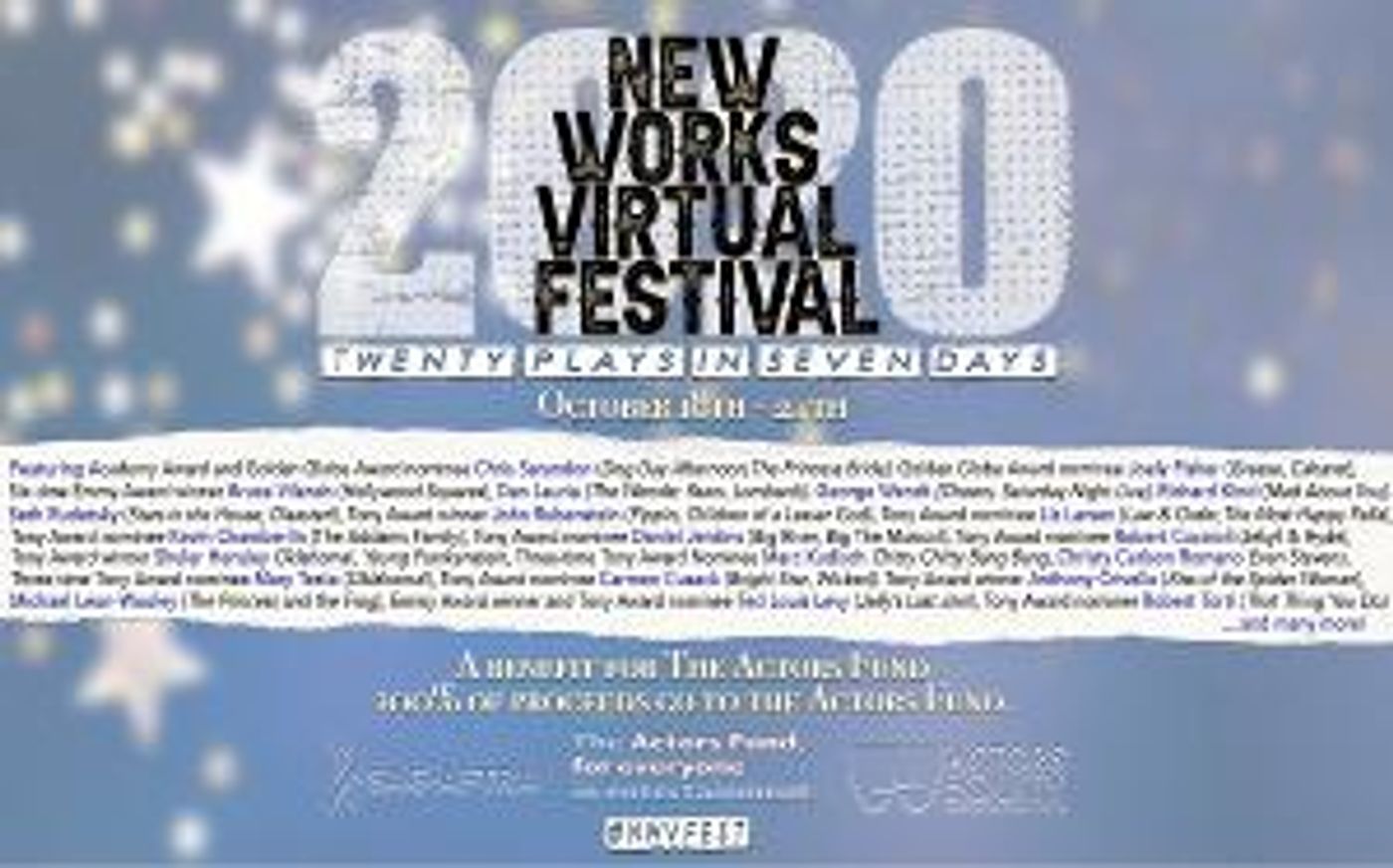 Tonya Pinkins, Judy Kuhn, Seth Rudetsky, Carmen Cusack and More to be Featured in THE NEW WORKS VIRTUAL FESTIVAL  Image